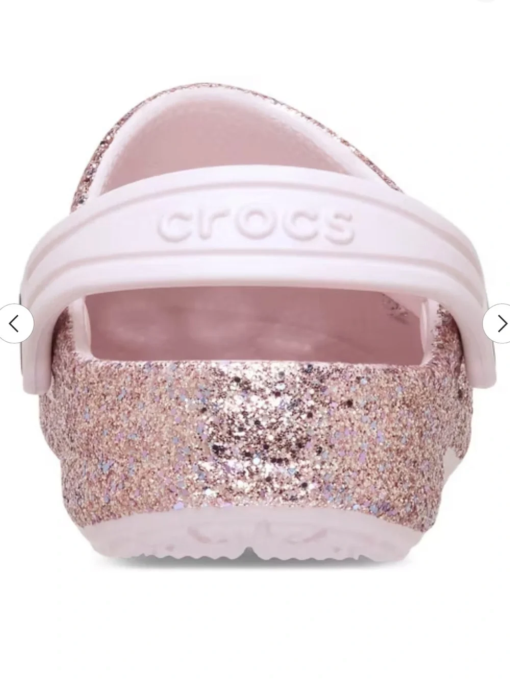 Crocs Baya glitter clog pink